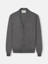Cardigan clássico cinzento