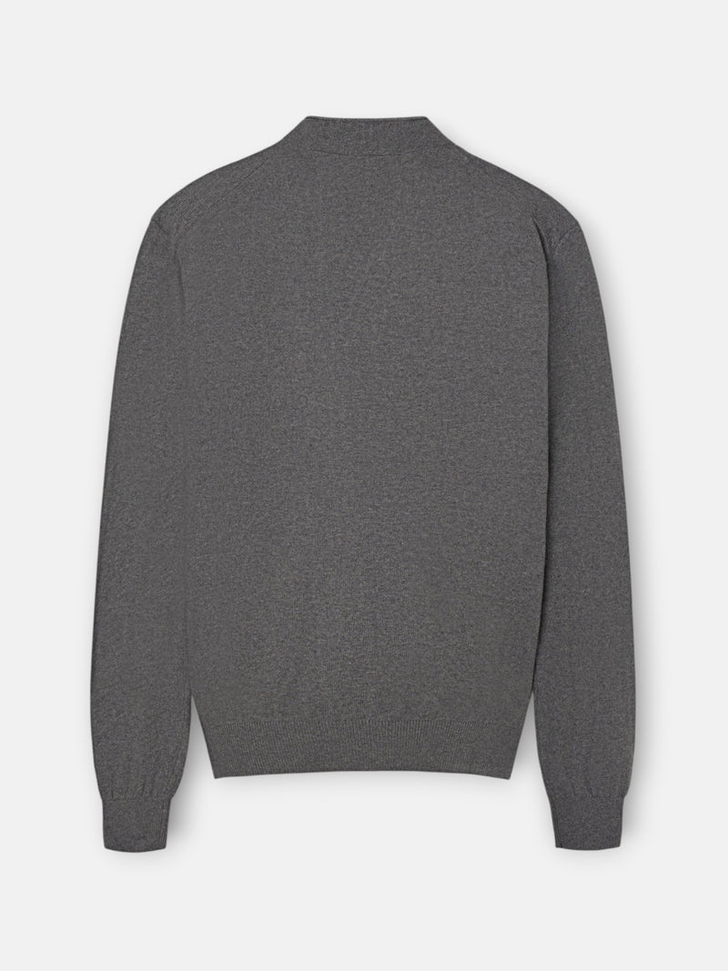 Cardigan clássico cinzento