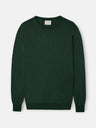 Dark green crew neck sweater