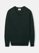 Jersey cuello pico verde