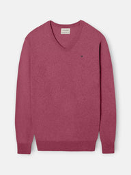 Jersey cuello pico coral medio
