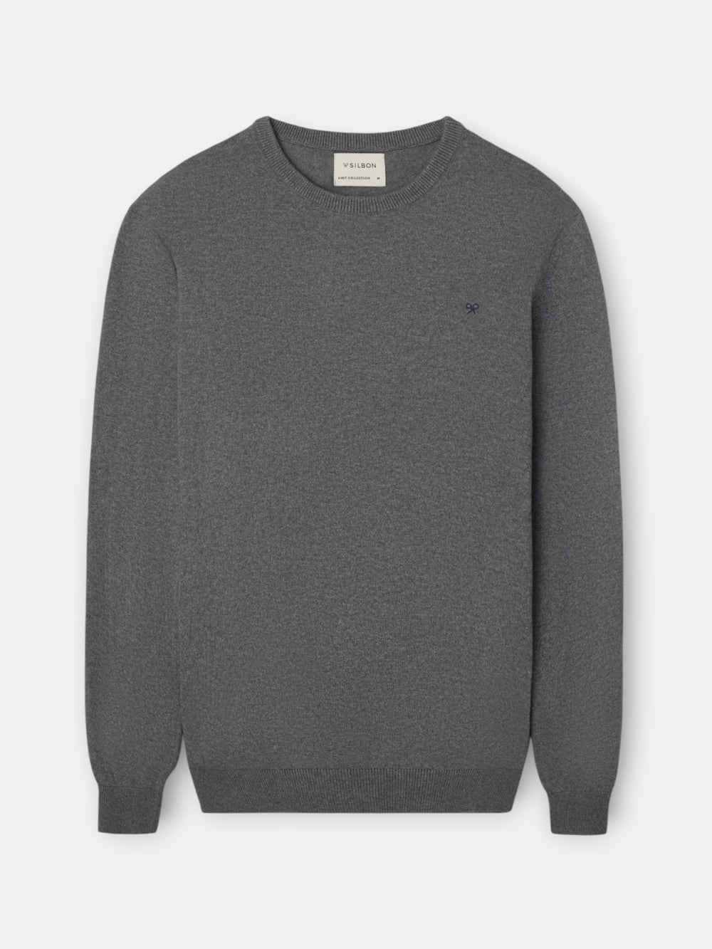 Grey crew neck sweater