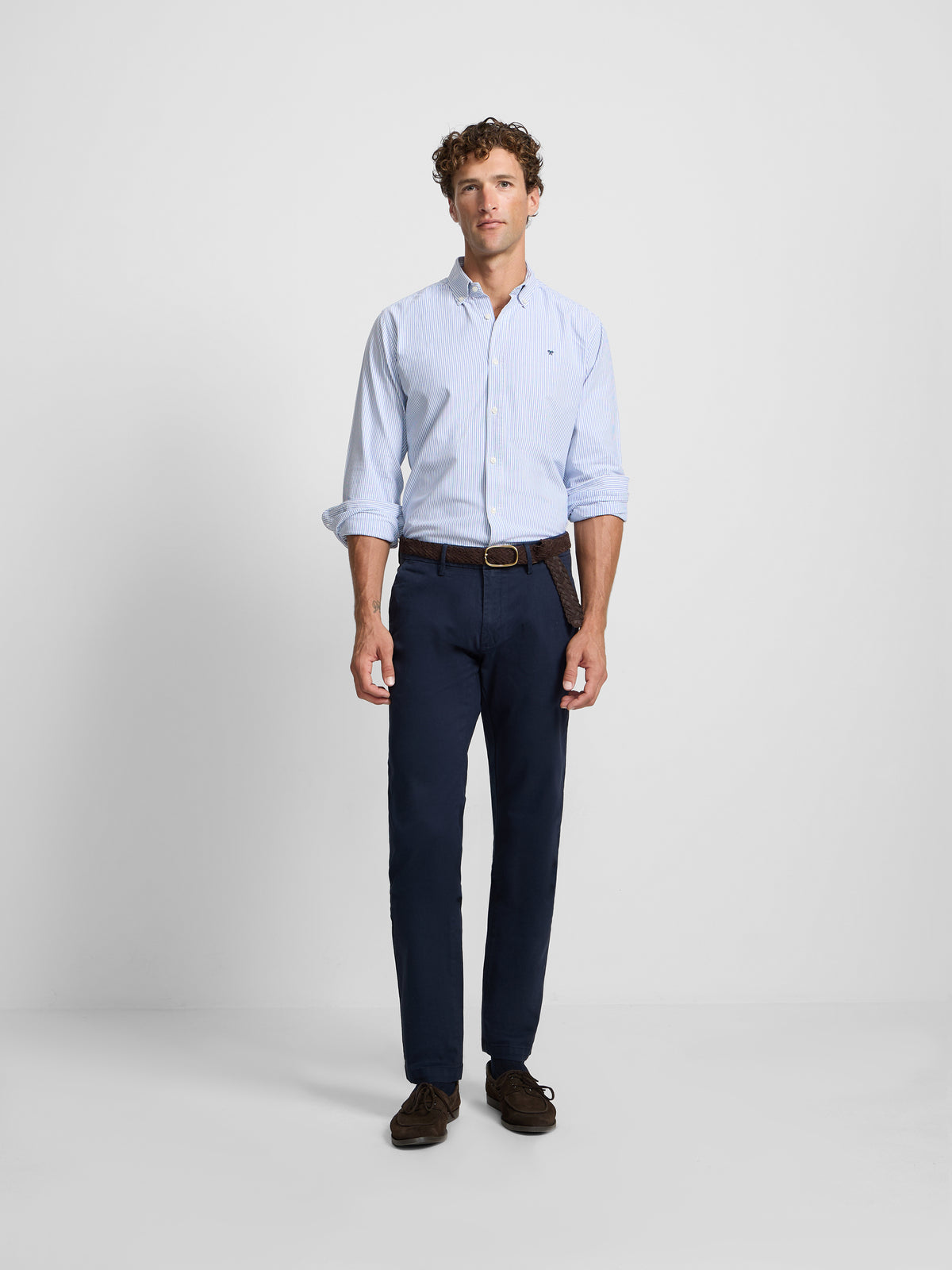 Pantalon sport chino azul marino
