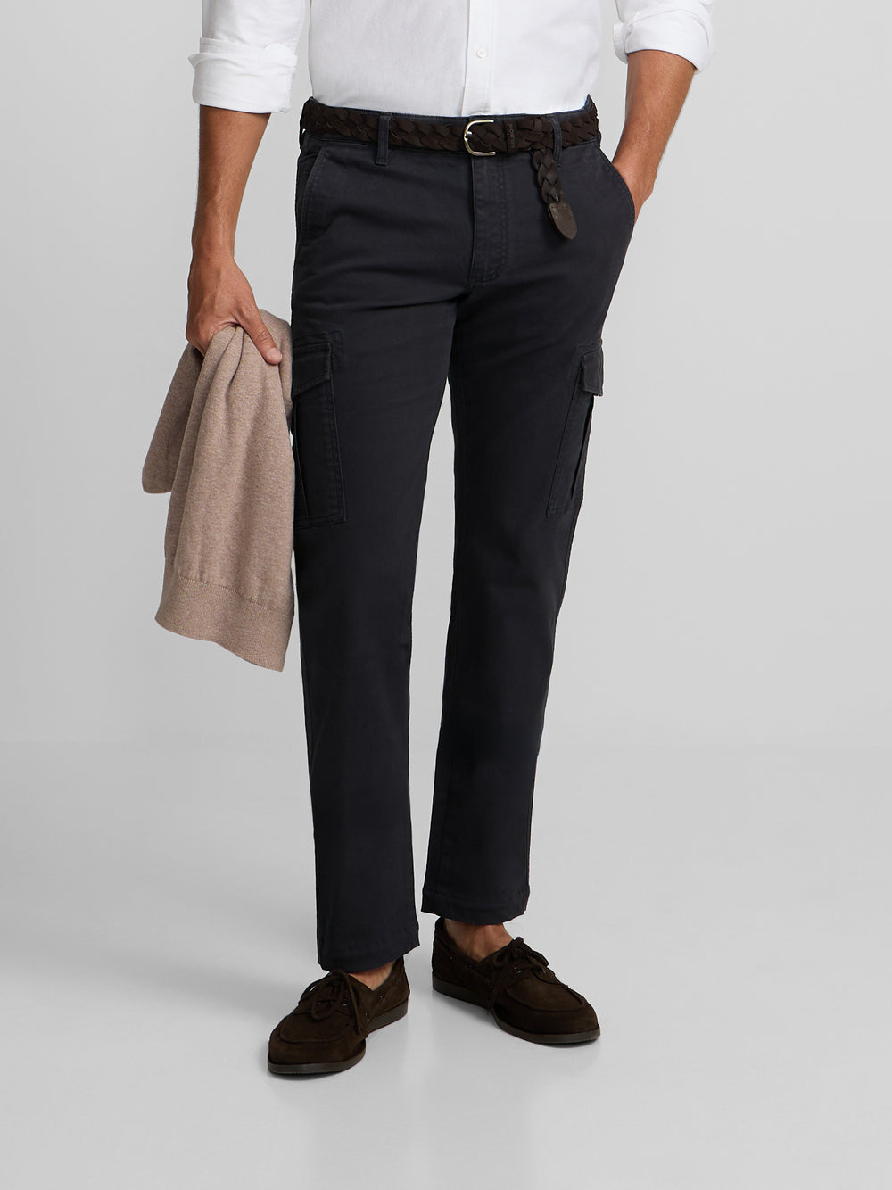 Pantalon sport cargo azul marino