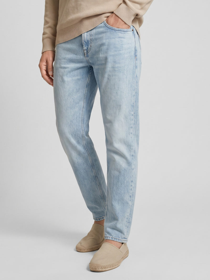 Pantalon sport denim azul claro