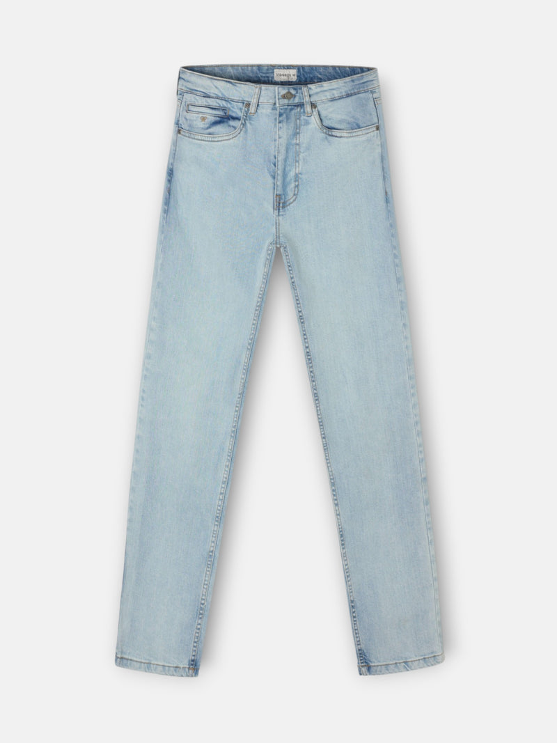 Pantalon sport denim azul claro