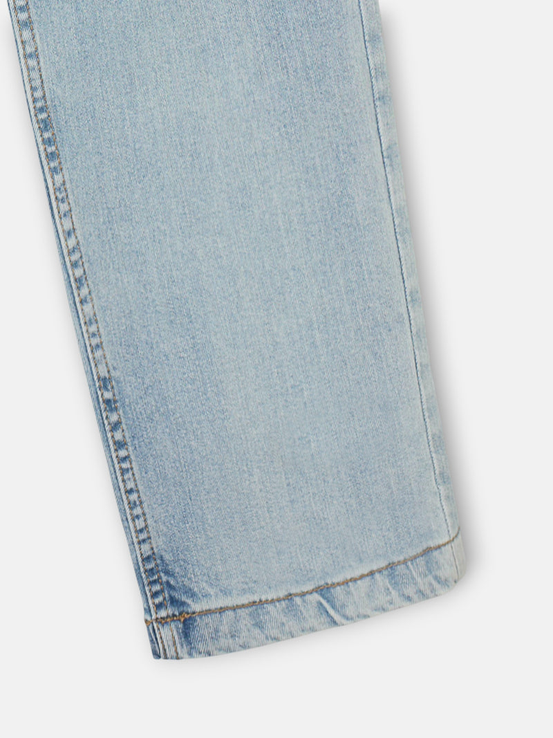 Pantalon sport denim azul claro