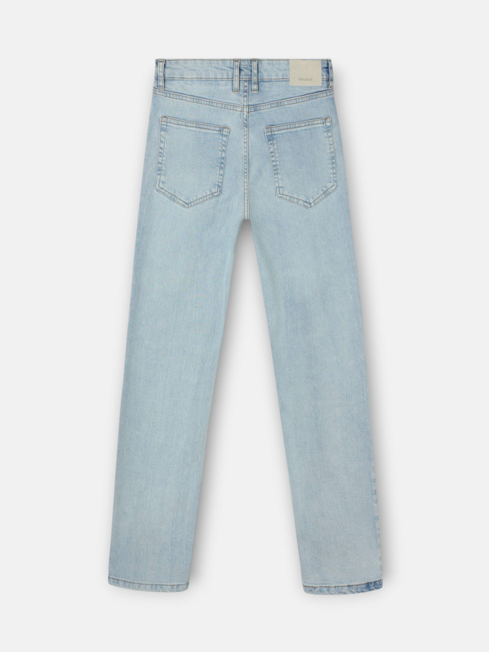 Light blue denim sport trousers