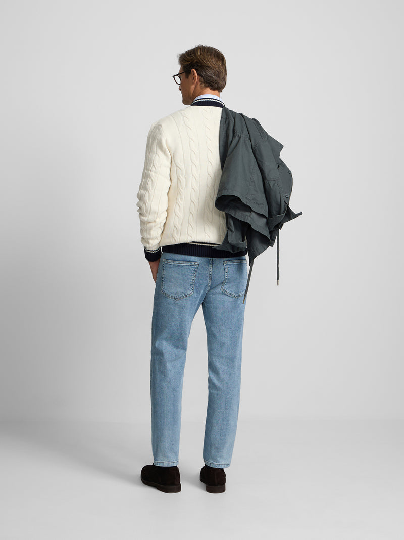 Pantalon sport denim azul medio