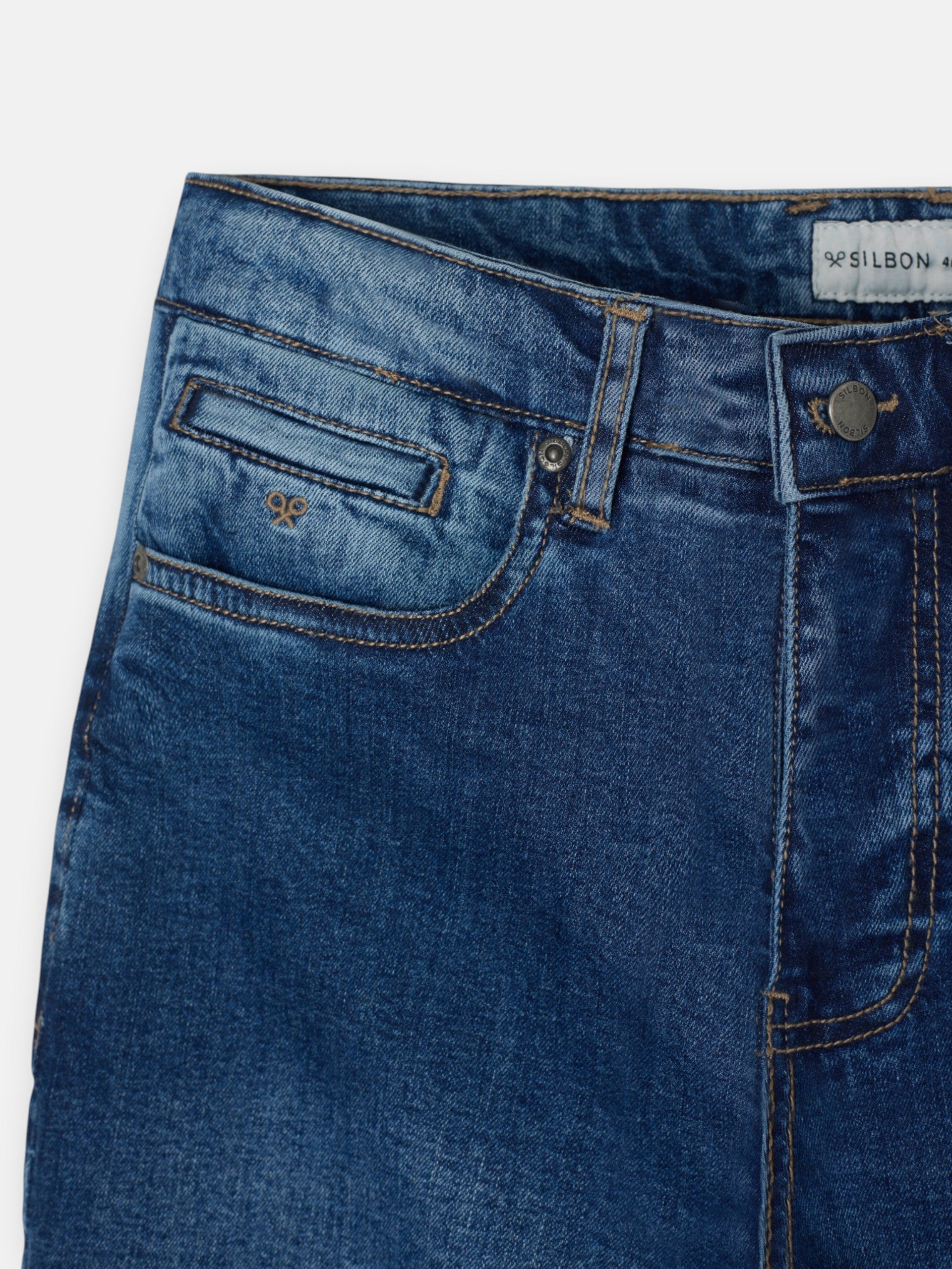 Pantalon sport denim azul oscuro