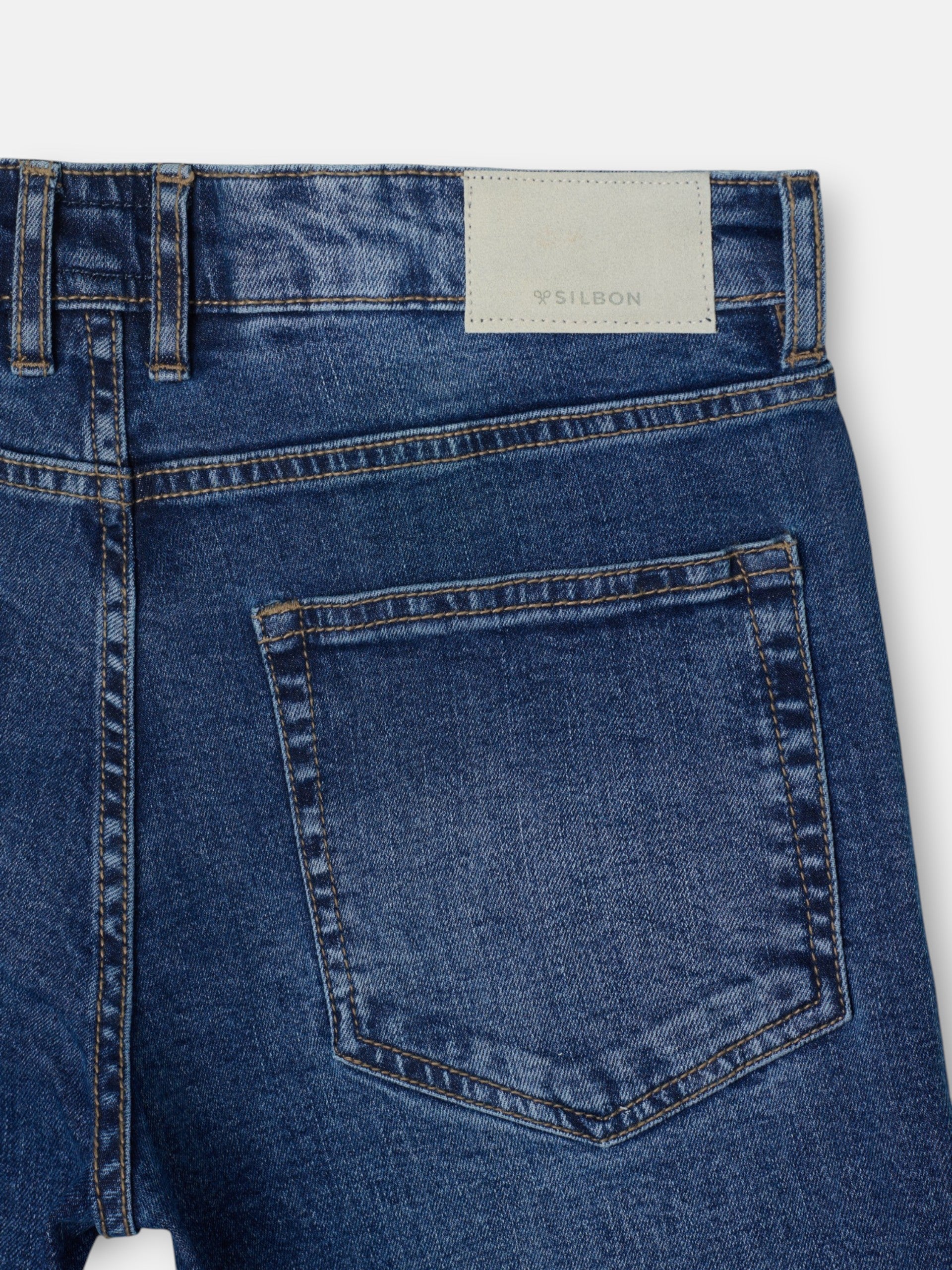 Pantalon sport denim azul oscuro