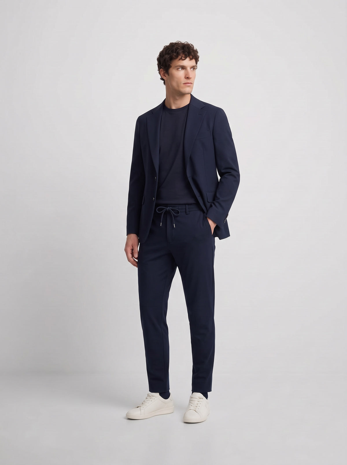 Pantalon technique bleu marine