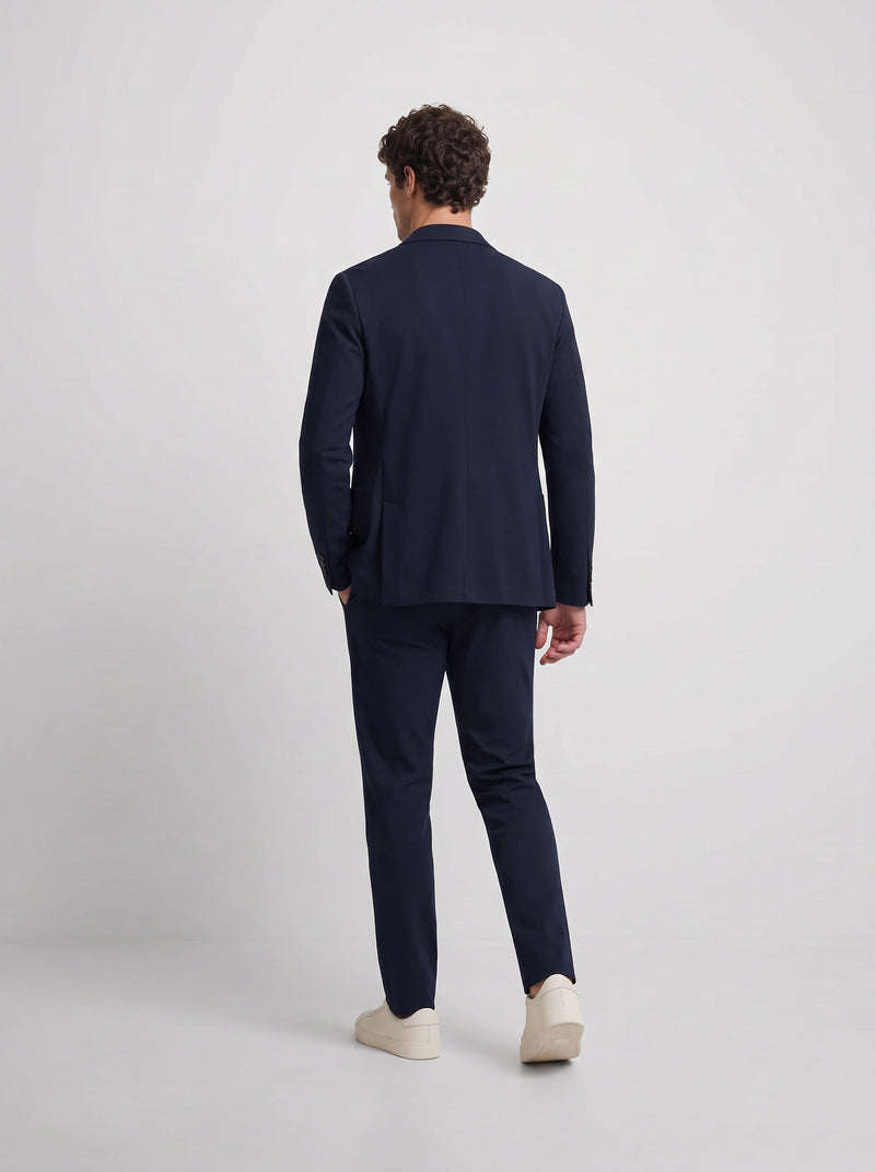 Navy blue technical trousers