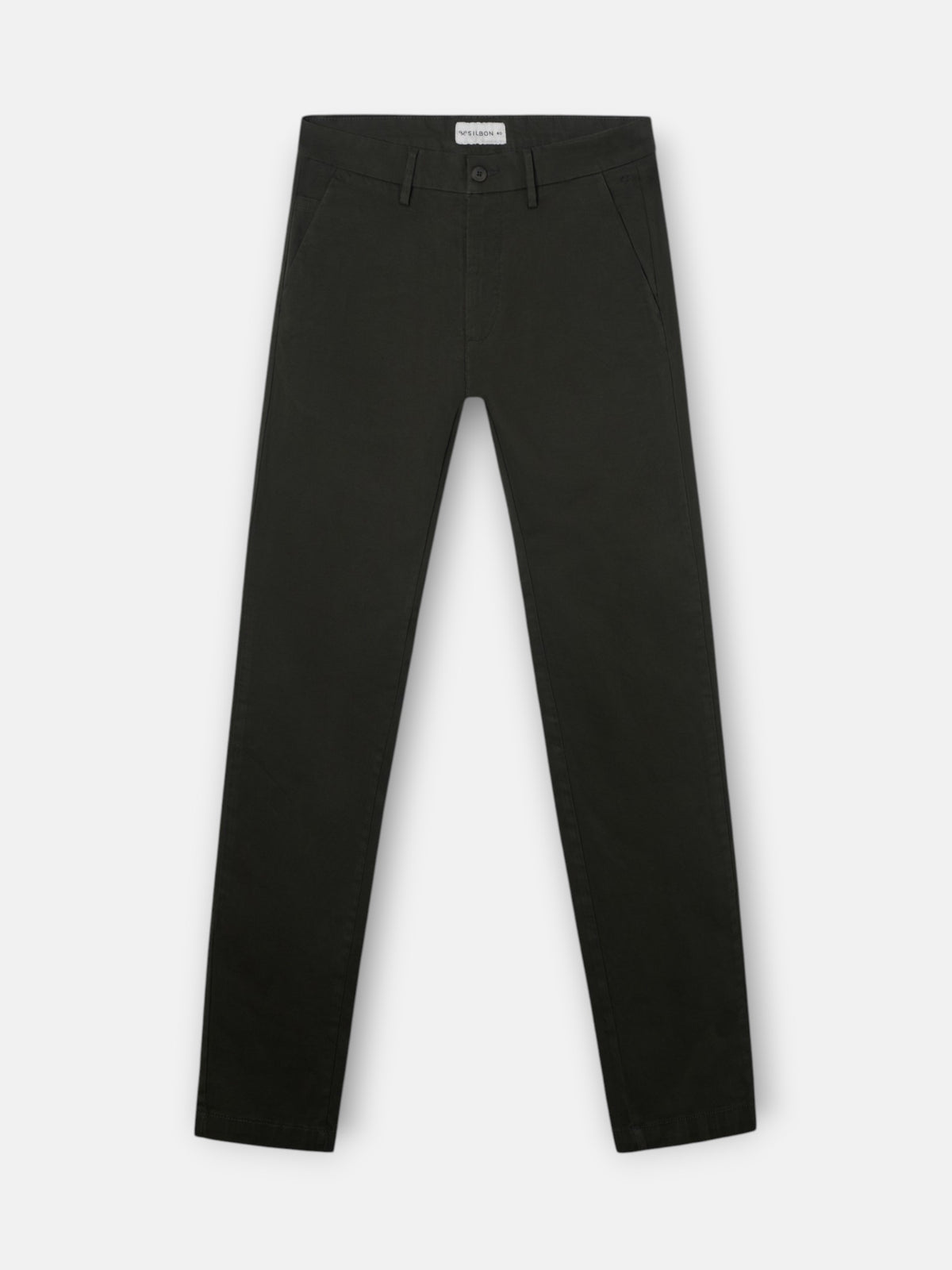 Pantalon sport chino verde oscuro