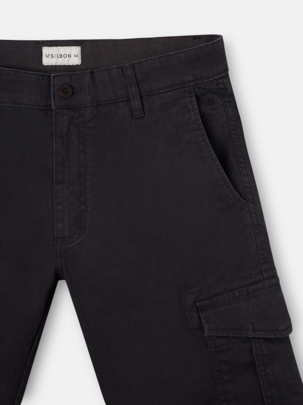 Pantalon sport cargo marron