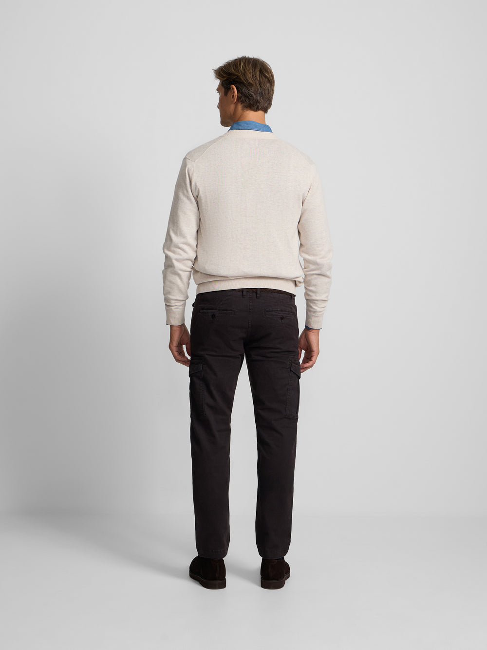 Brown cargo sport trousers