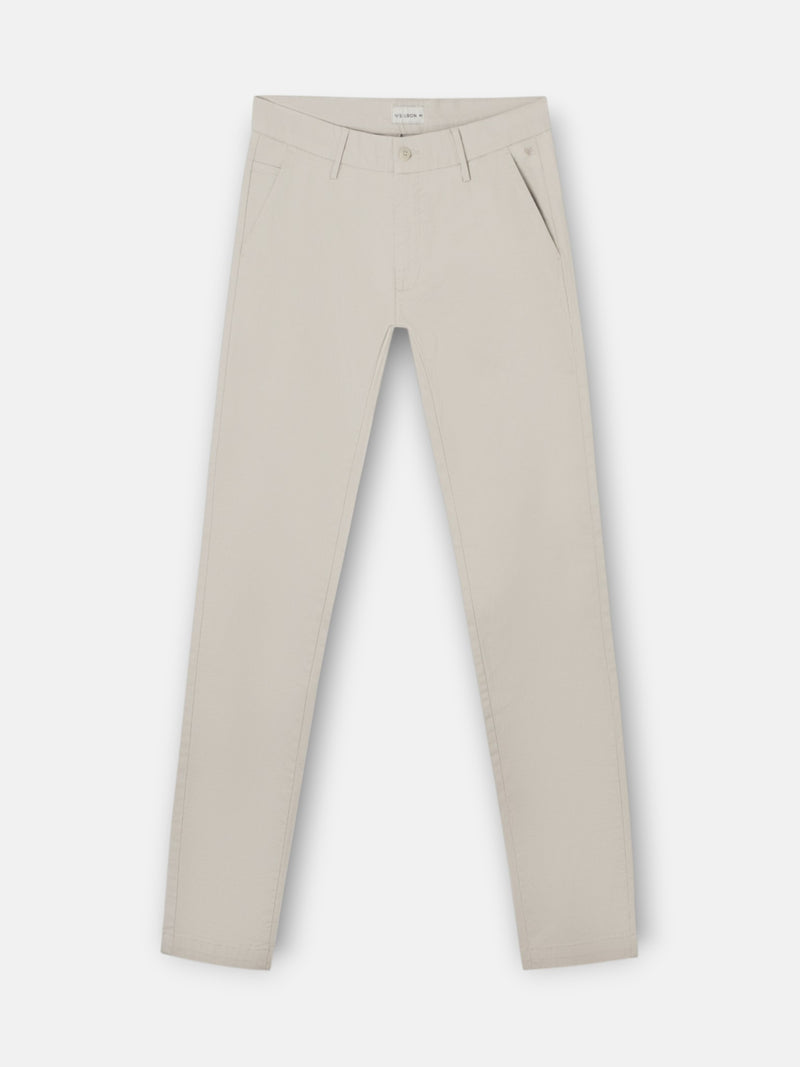 Pantalon sport chino beige