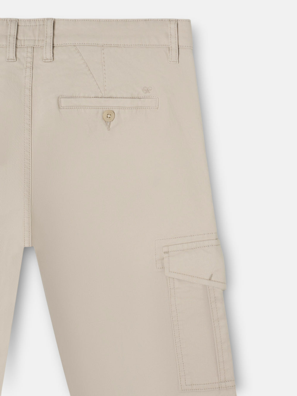 Pantalon sport cargo piedra medio