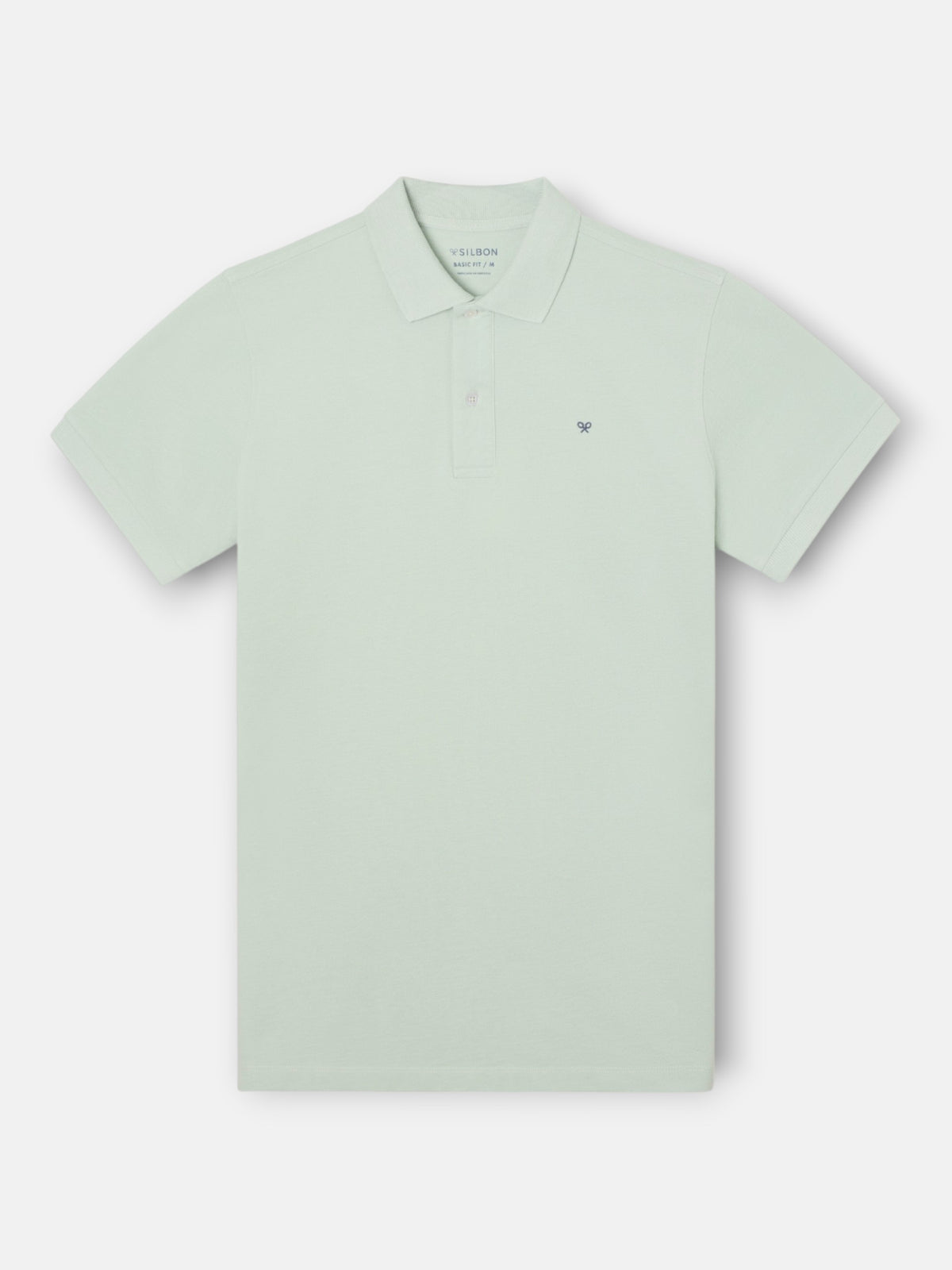 Polo manga corta verde claro