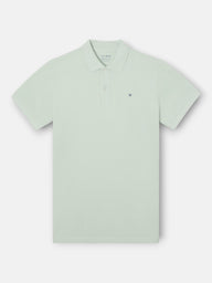 Polo de manga curta verde claro