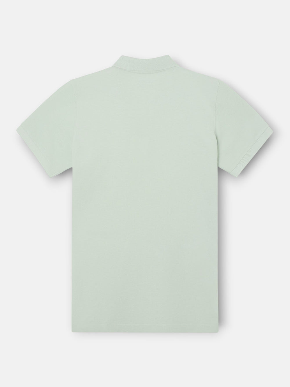 Light green short-sleeved polo
