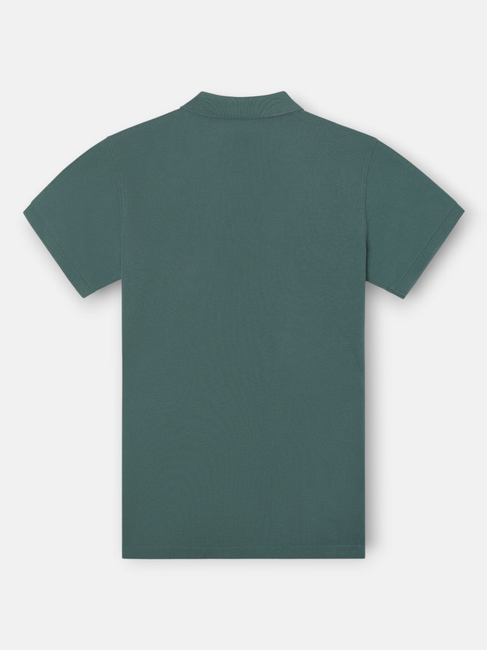 Dark green short-sleeved polo