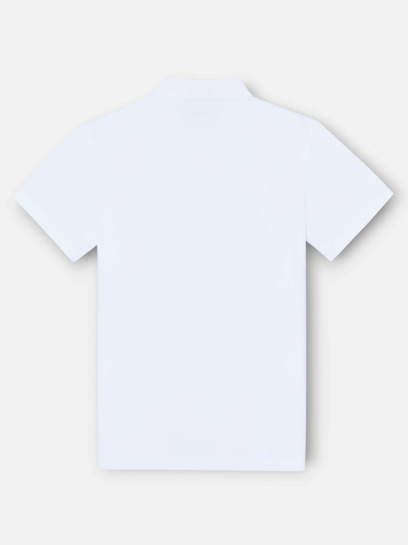 Polo tecnico blanco