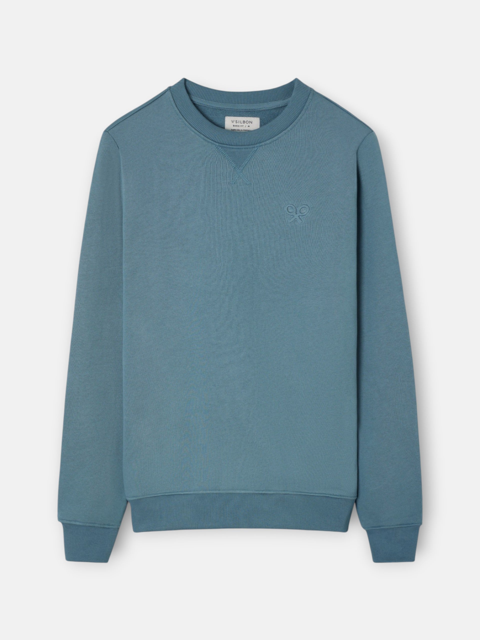 Sudadera raqueta relieve petroleo