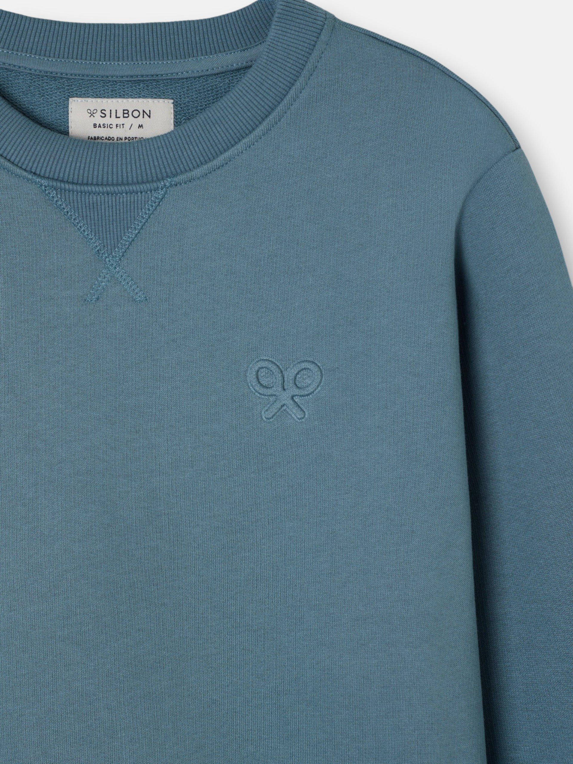 Sudadera raqueta relieve petroleo