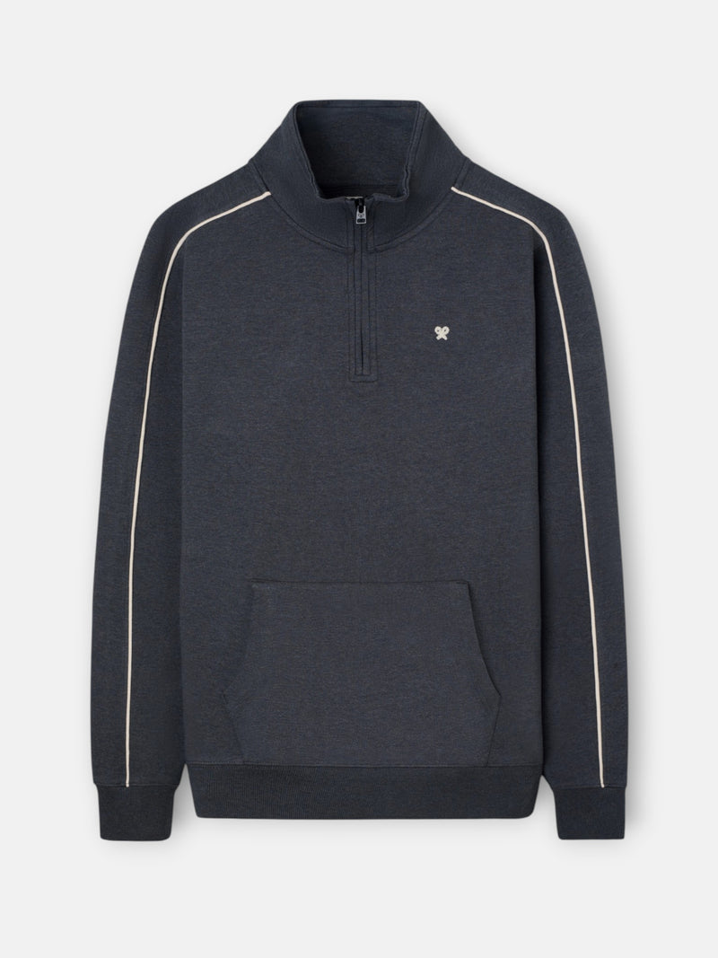 Half-zip SB sweatshirt grey