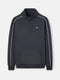 Sudadera media cremallera sb gris
