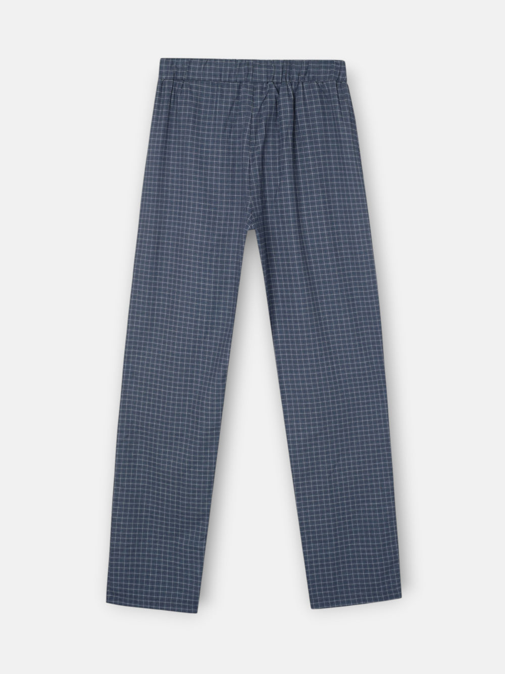 Pijama cuadros azul marino