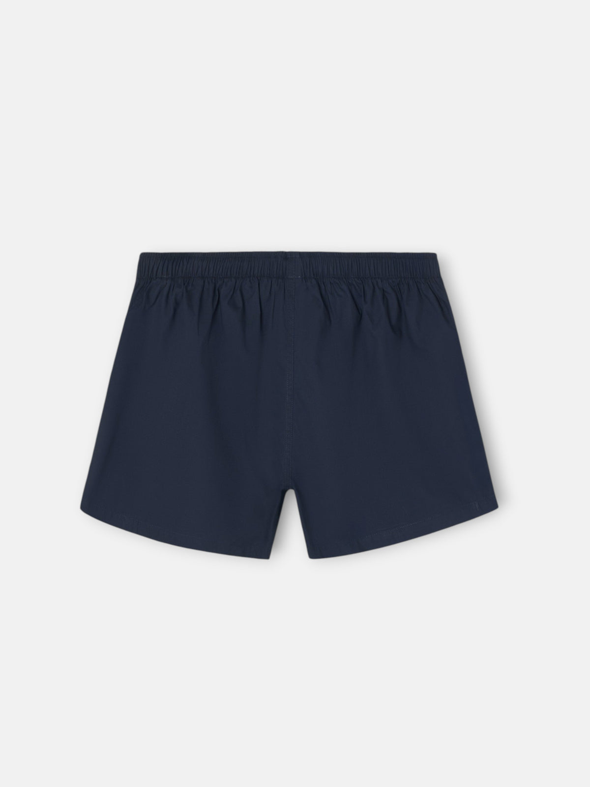 Calzoncillo liso minilogo azul marino
