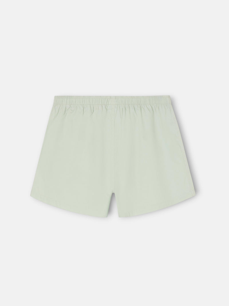 Calzoncillo liso minilogo verde