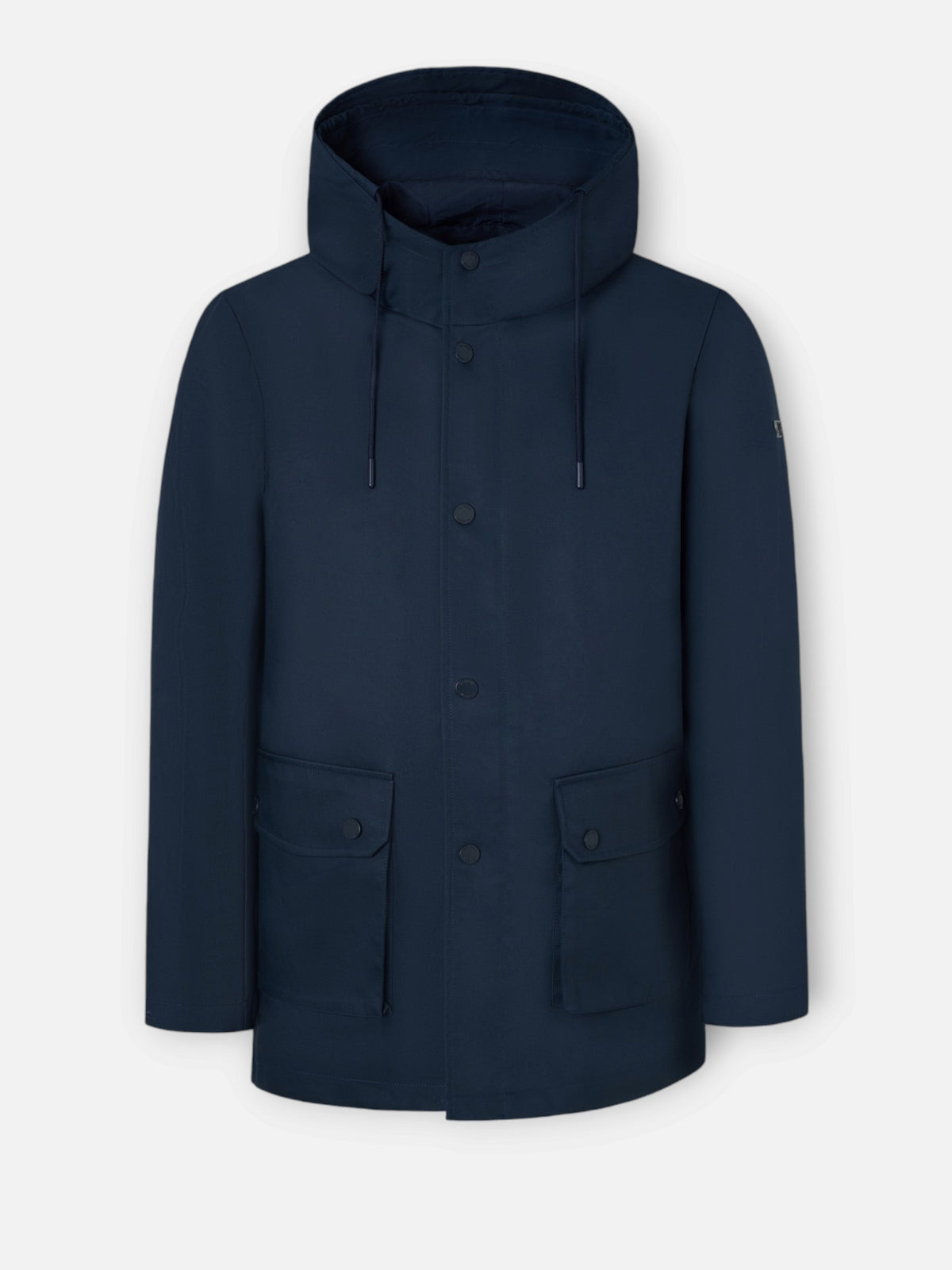 Parka bolsillos azul marino