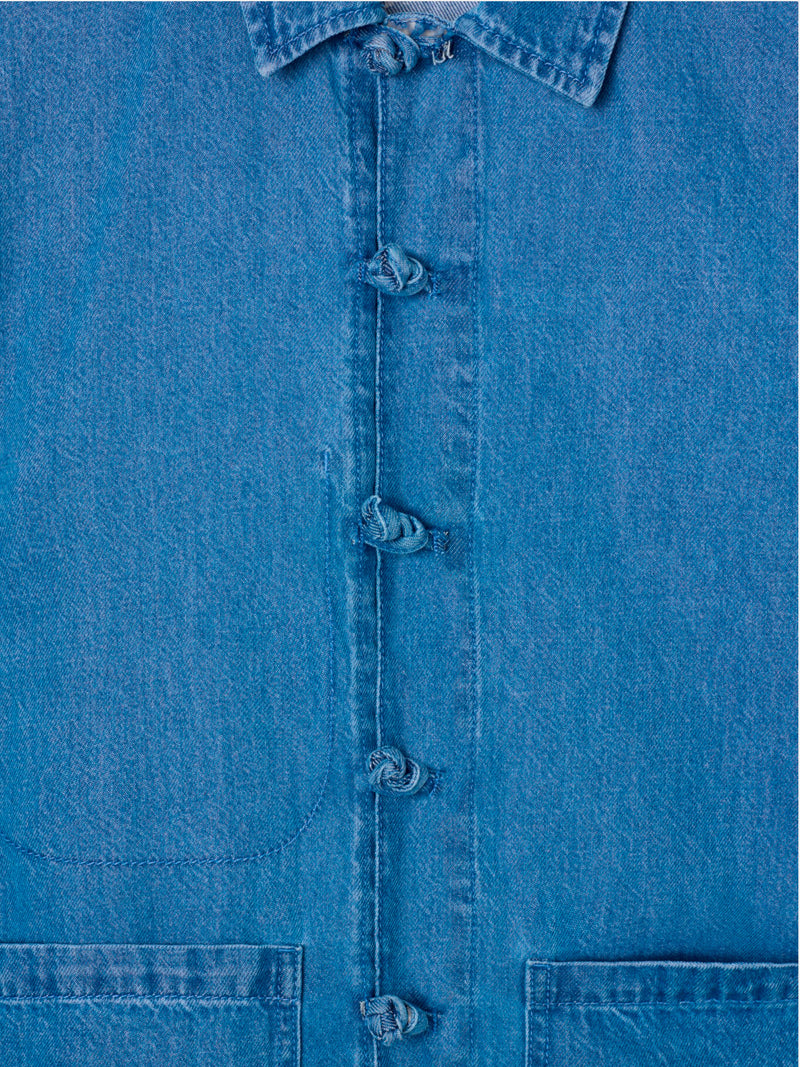 Sobrecamisa denim cruise ajustables azul
