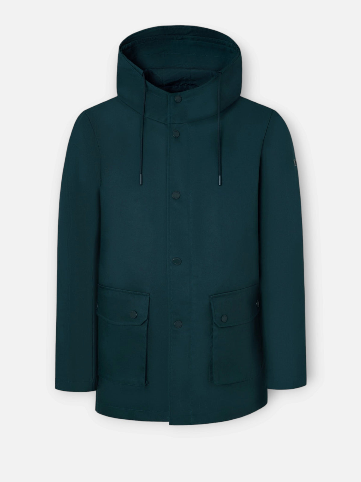 Parka bolsillos verde