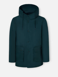 Parka bolsillos verde