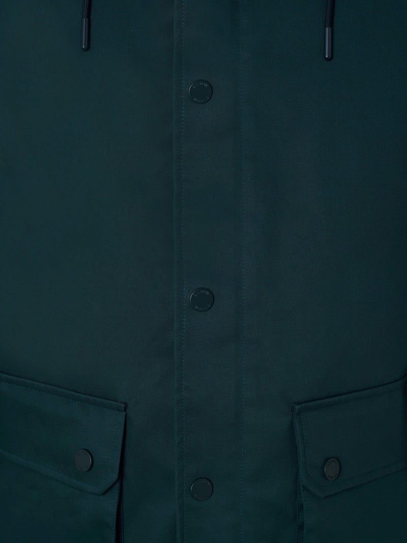 Parka bolsillos verde