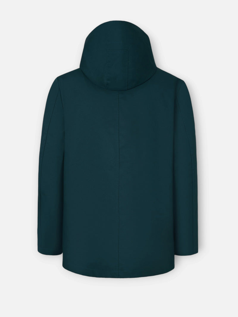 Parka bolsillos verde