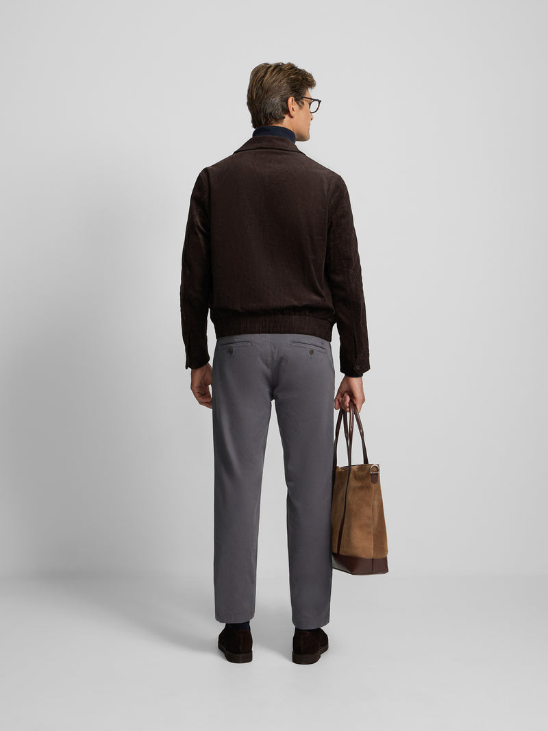 Chaqueta pana marron