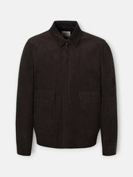 Chaqueta pana marron