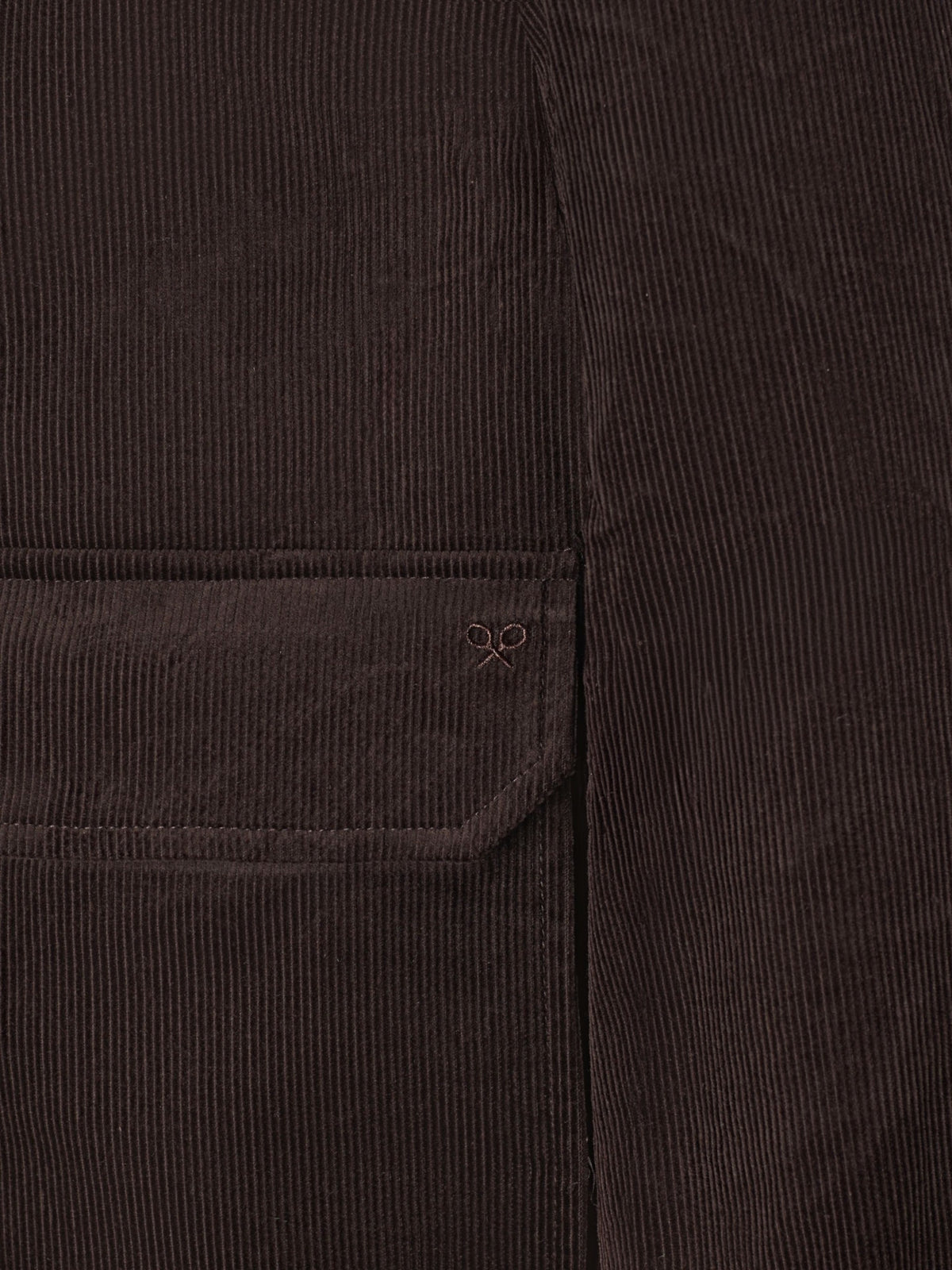 Chaqueta pana marron