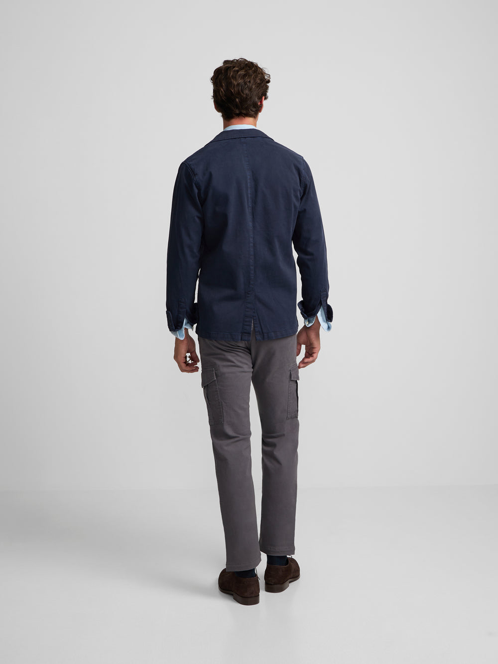 Navy blue semi-blazer