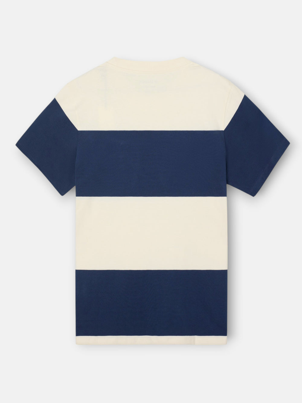 Navy blue wide stripe t-shirt