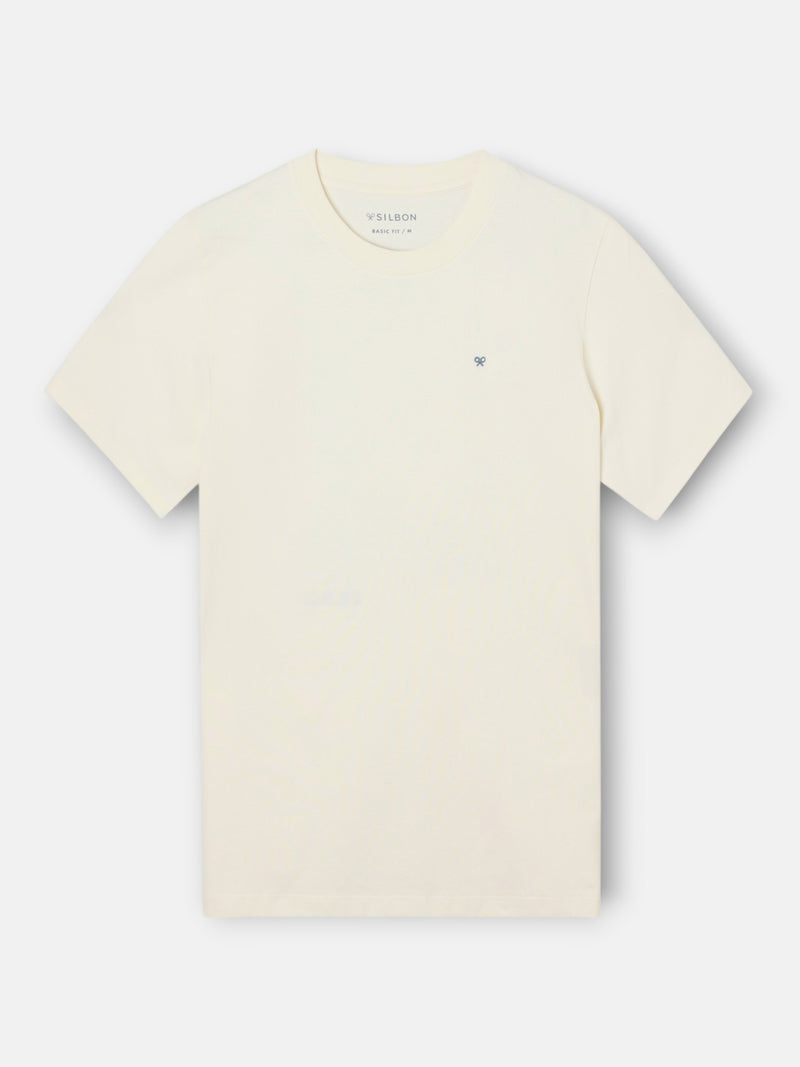 Camiseta poster raquetas crema