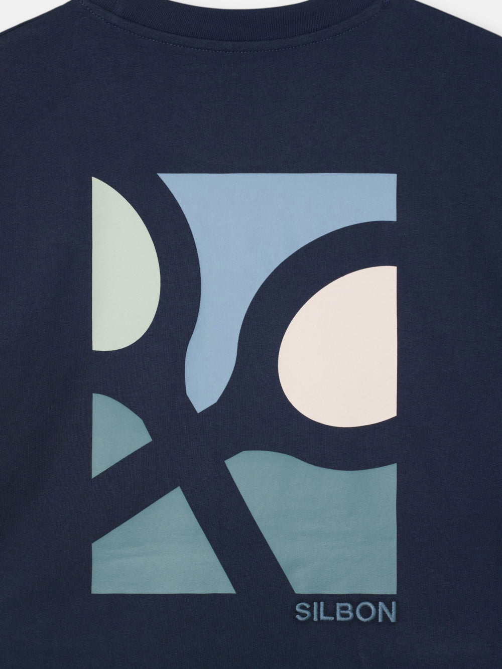 Camiseta poster raquetas azul marino