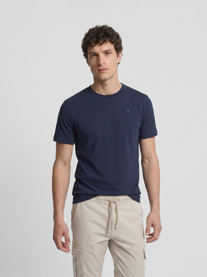 T-shirt poster raquetes azul-marinho