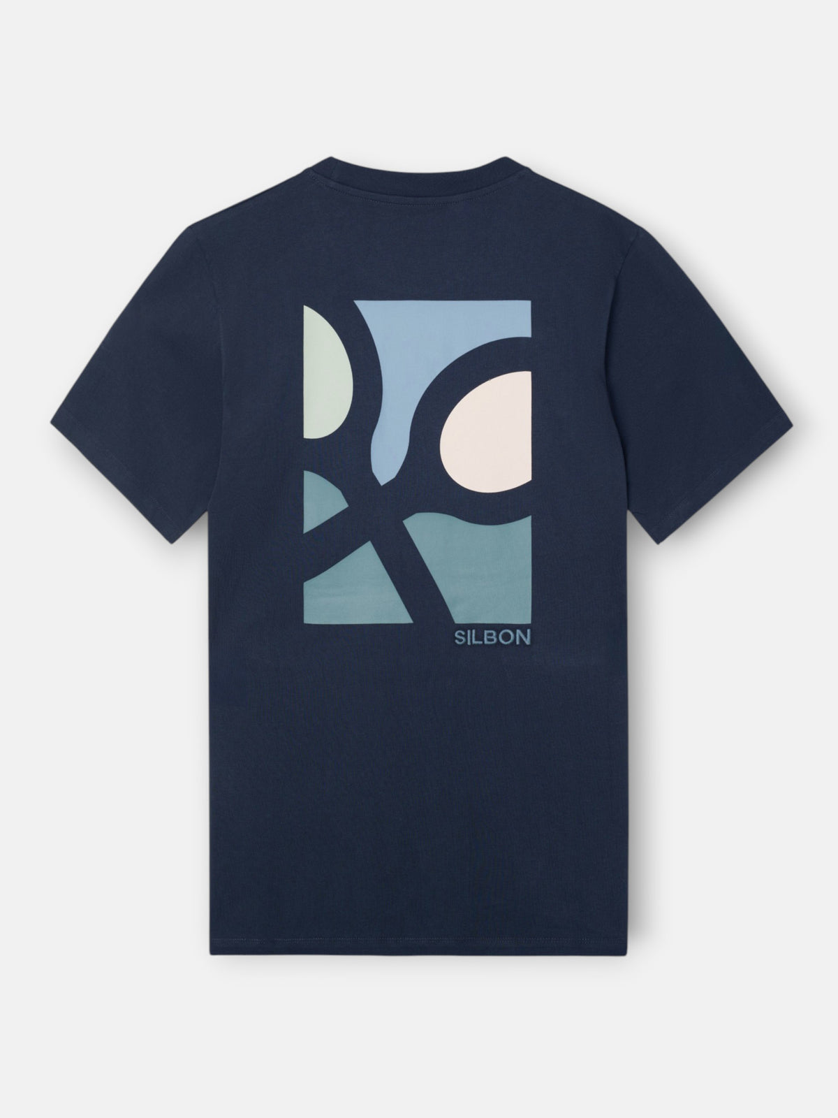 Camiseta poster raquetas azul marino