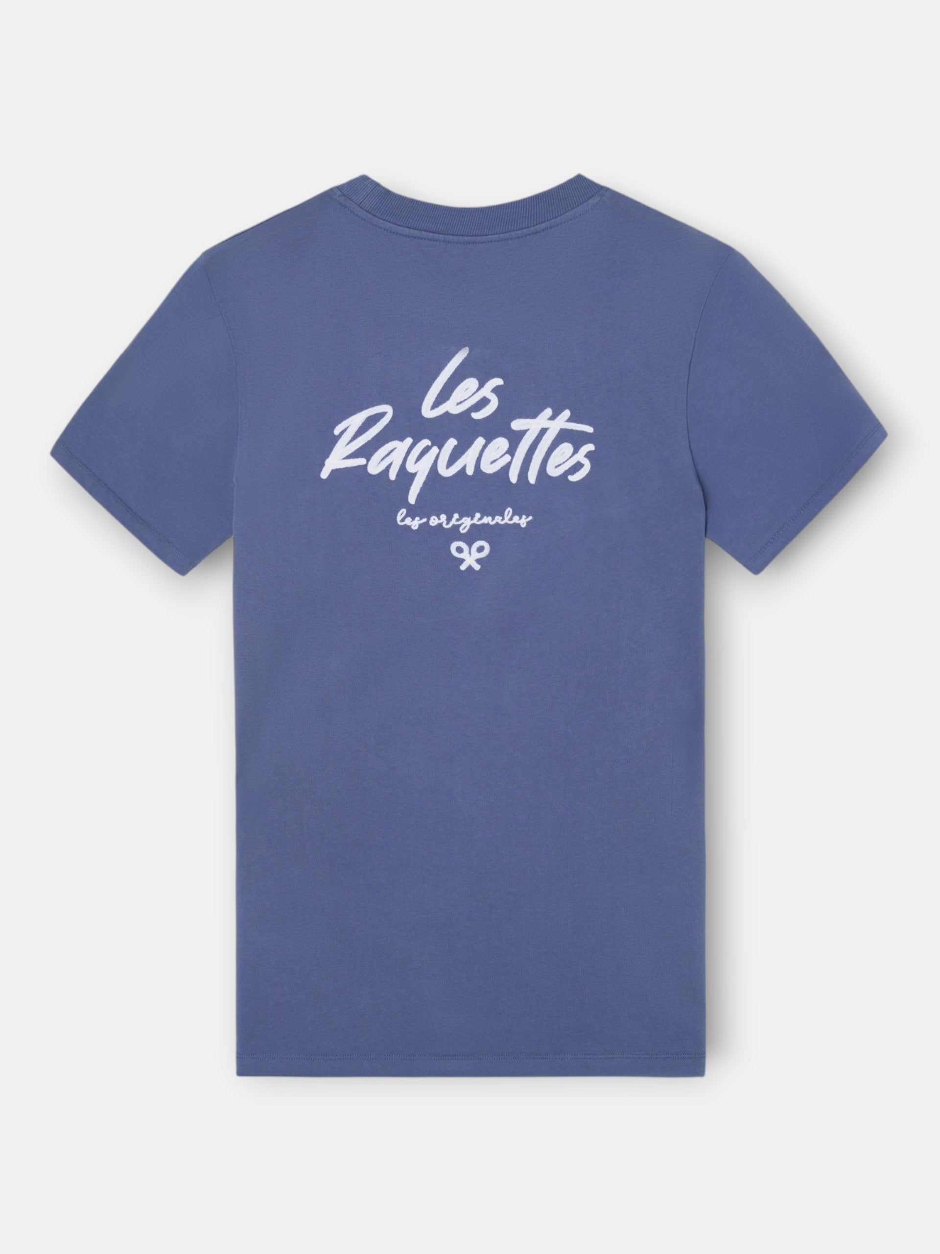 Camiseta les raquettes azul indigo